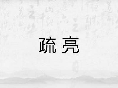 疏亮 疏亮