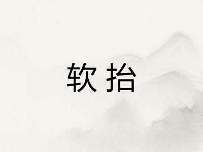 软抬 软抬