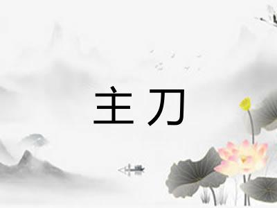 主刀 主刀