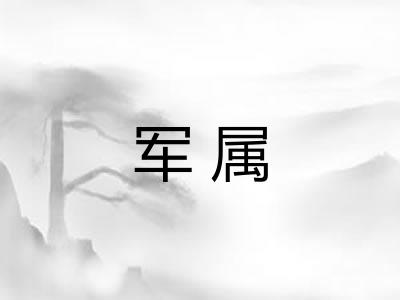 军属 军属