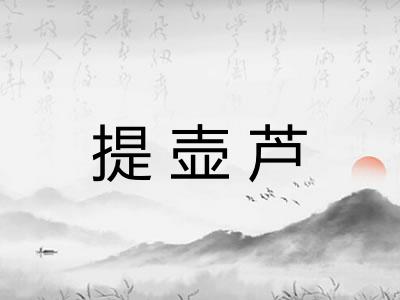 提壶芦 提壶芦