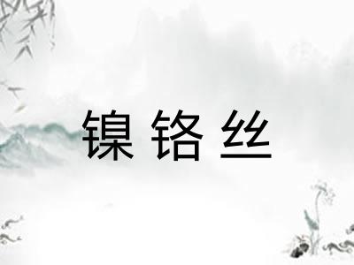 镍铬丝 镍铬丝