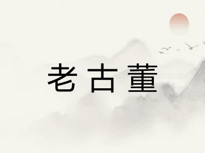 老古董 老古董