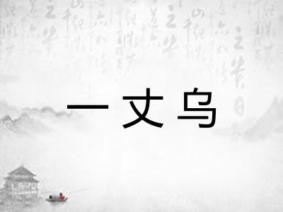 一丈乌