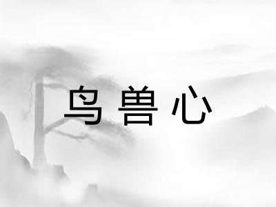 鸟兽心 鸟兽心