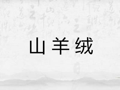 山羊绒 山羊绒