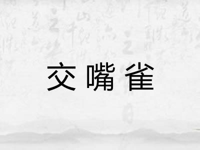 交嘴雀