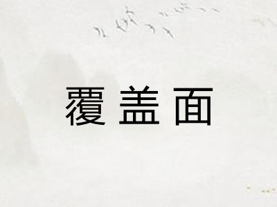 覆盖面 覆盖面