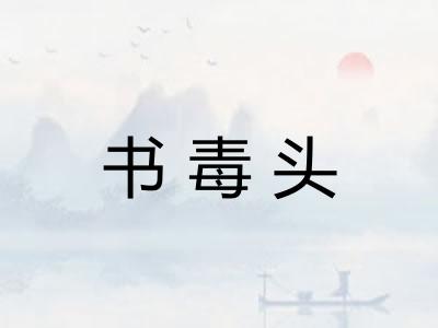 书毒头
