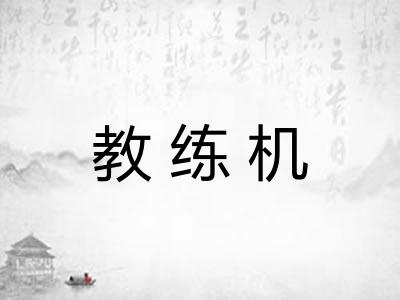 教练机 教练机