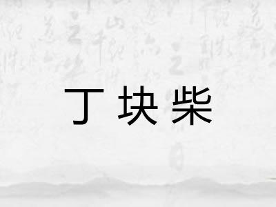 丁块柴 丁块柴