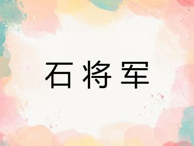 石将军 石将军
