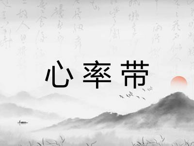 心率带 心率带