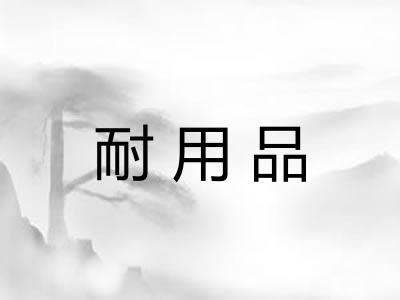 耐用品 耐用品