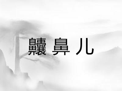 齉鼻儿 齉鼻儿