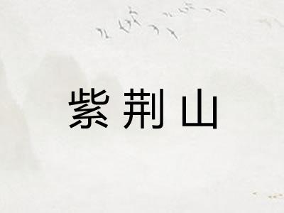 紫荆山 紫荆山