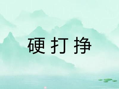 硬打挣 硬打挣