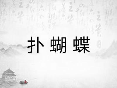 扑蝴蝶 扑蝴蝶