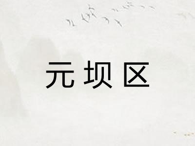 元坝区 元坝区