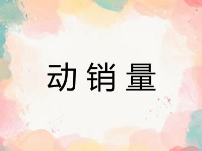 动销量