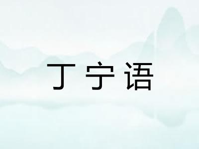 丁宁语