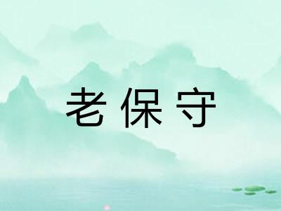 老保守