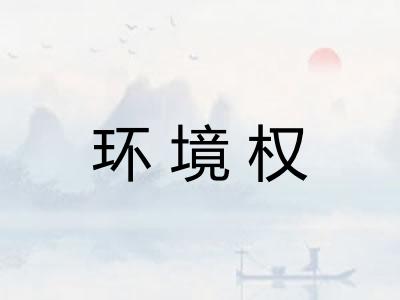 环境权
