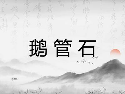 鹅管石