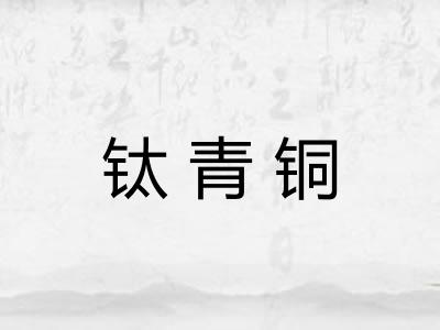 钛青铜 钛青铜
