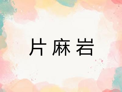 片麻岩 片麻岩
