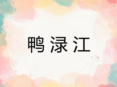 鸭渌江 鸭渌江