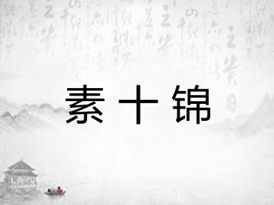 素十锦 素十锦