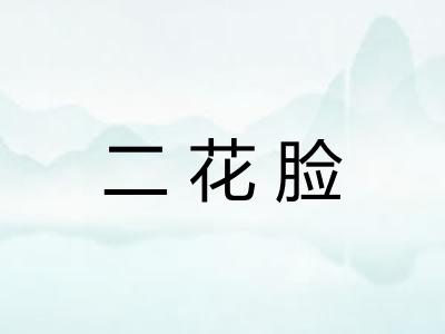 二花脸