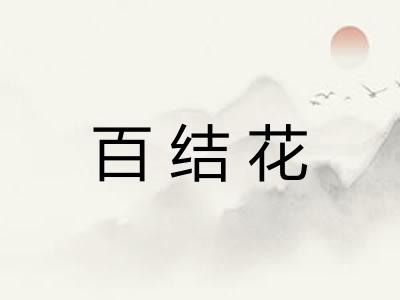 百结花 百结花