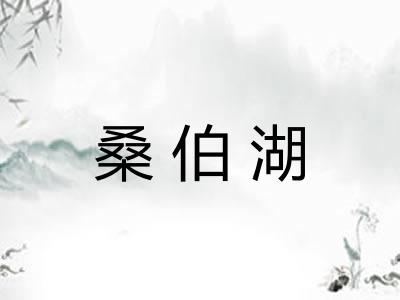 桑伯湖 桑伯湖