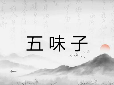 五味子 五味子