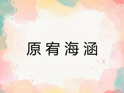 原宥海涵 原宥海涵