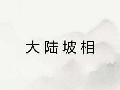 大陆坡相 大陆坡相