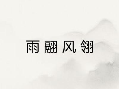雨翮风翎