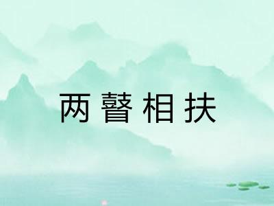 两瞽相扶 两瞽相扶