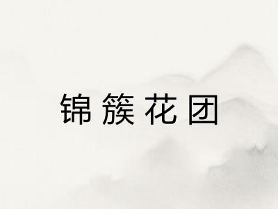 锦簇花团 锦簇花团
