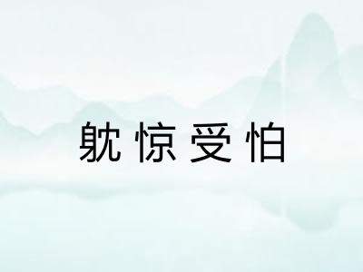 躭惊受怕 躭惊受怕