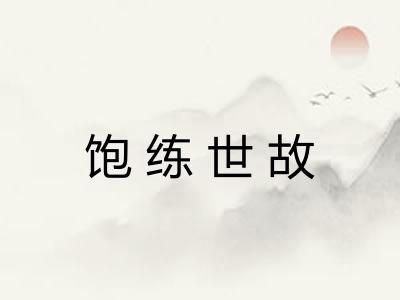 饱练世故 饱练世故