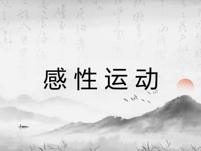 感性运动