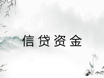 信贷资金 信贷资金