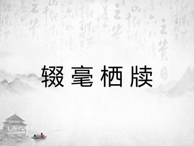 辍毫栖牍 辍毫栖牍