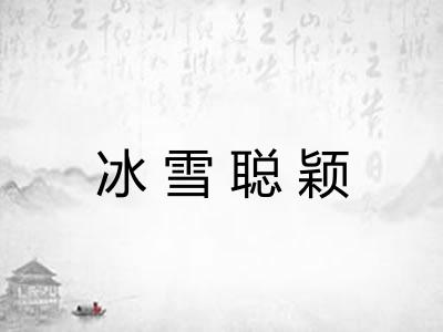 冰雪聪颖 冰雪聪颖
