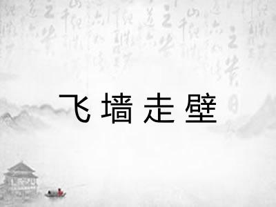 飞墙走壁 飞墙走壁