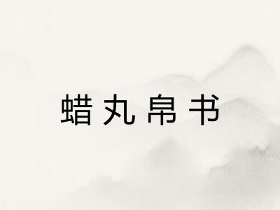 蜡丸帛书 蜡丸帛书