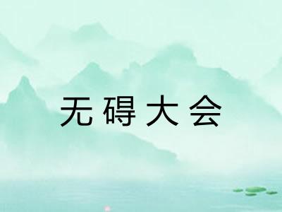 无碍大会 无碍大会